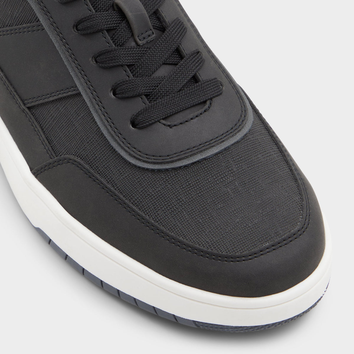 Close-up of the Black Creed Low top sneaker
