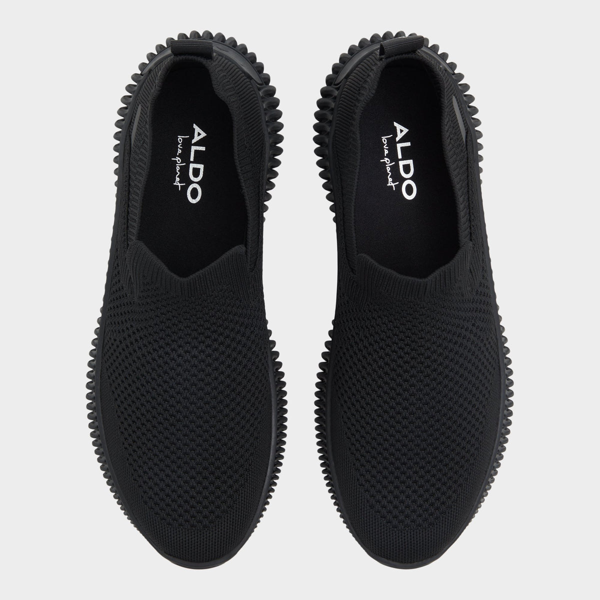 Top-down view of the Black Brywin Jogger sneaker
