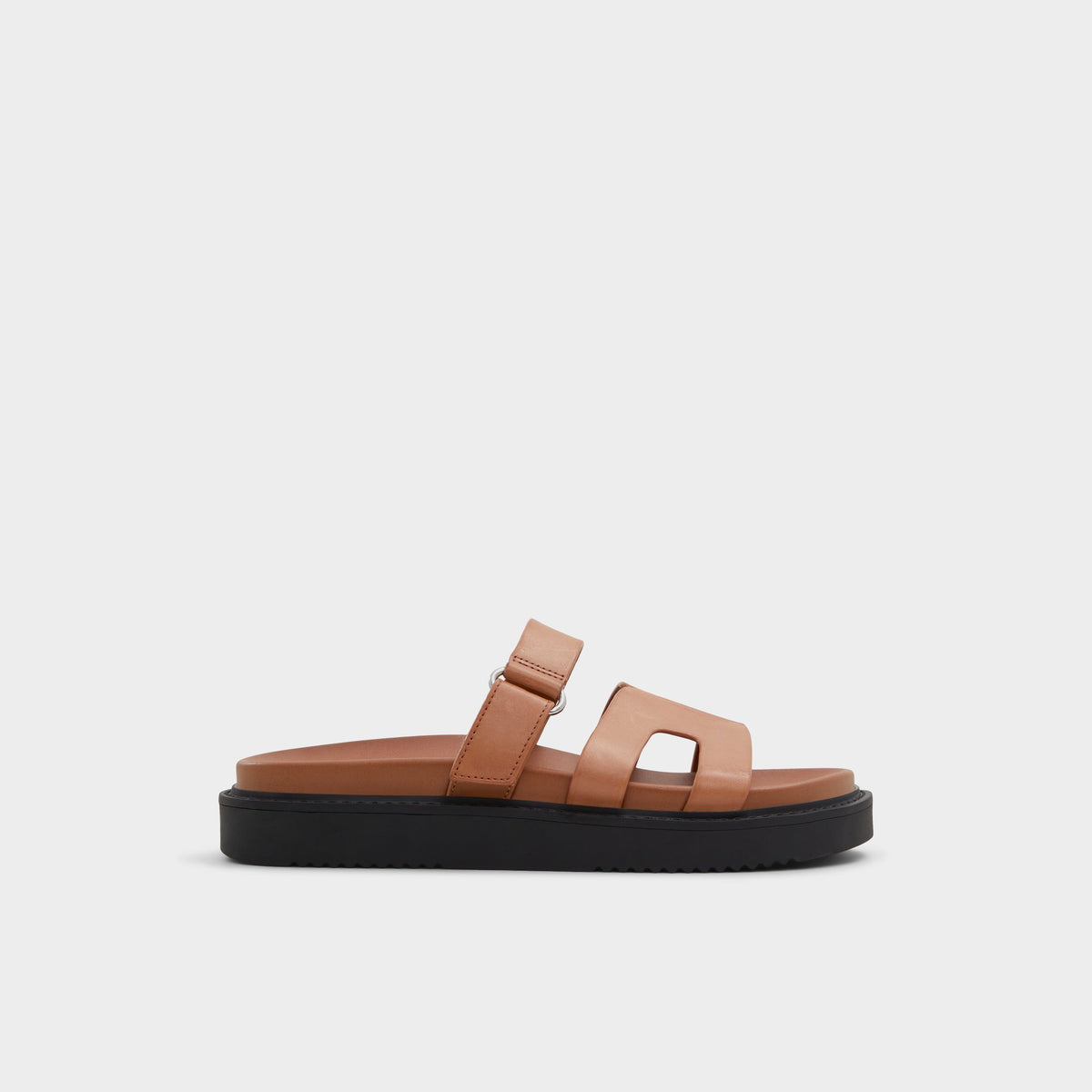 Main View of Medium Brown Mariella Footbed sandal for Womens