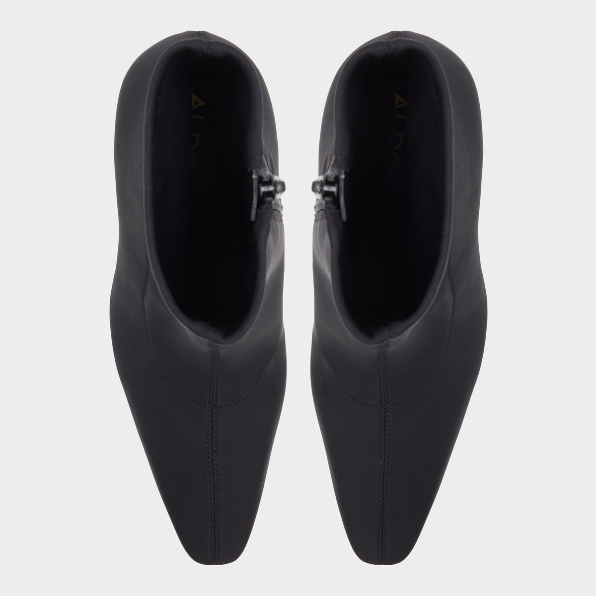 Top-down view of the Black Raffina Ankle boot