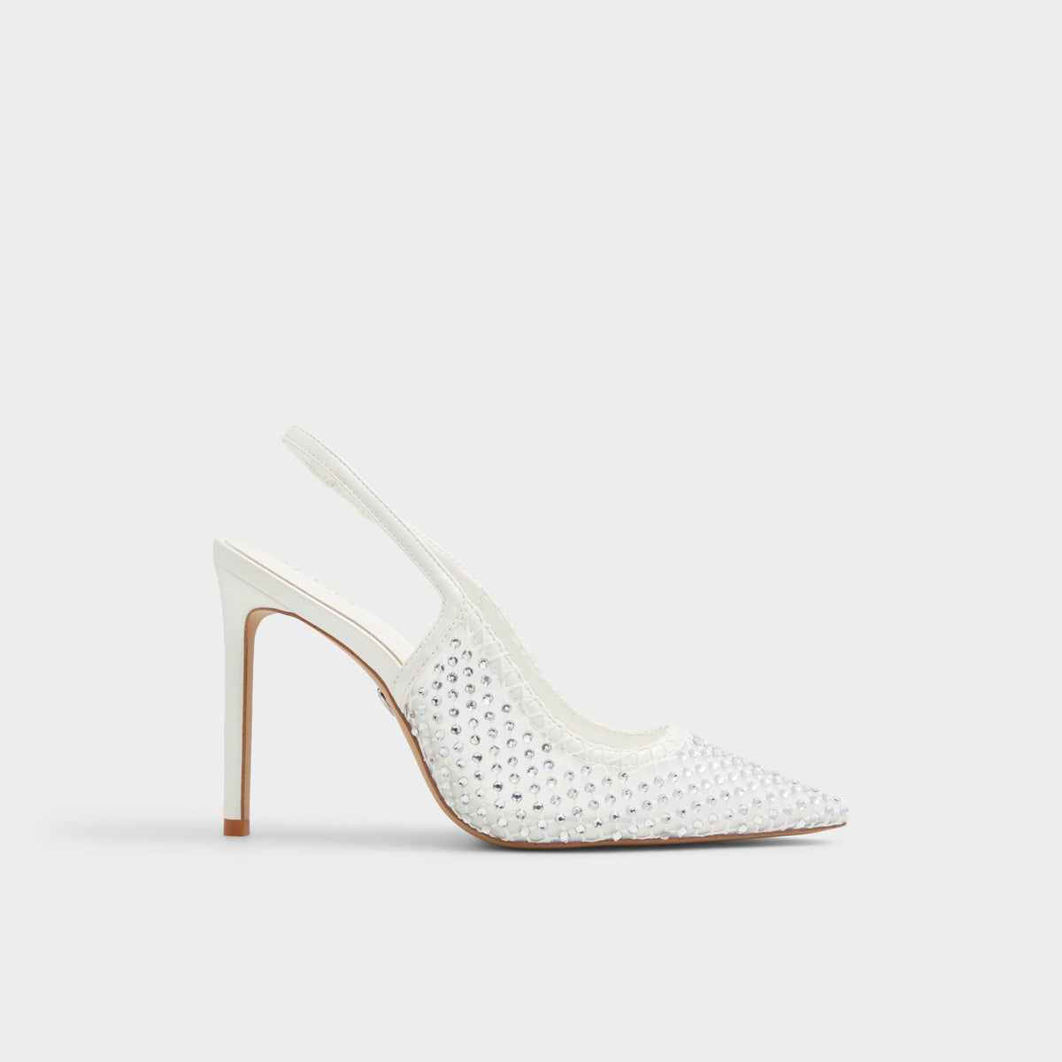 Main View of White/Bone Marciana Slingback heel for Womens
