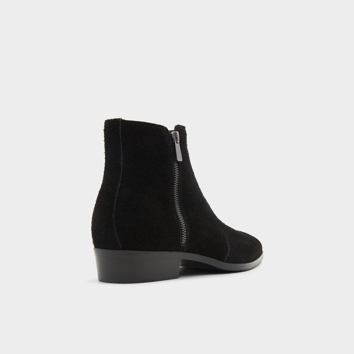 Three-quarter angle of Black Demouro Ankle boot's back side