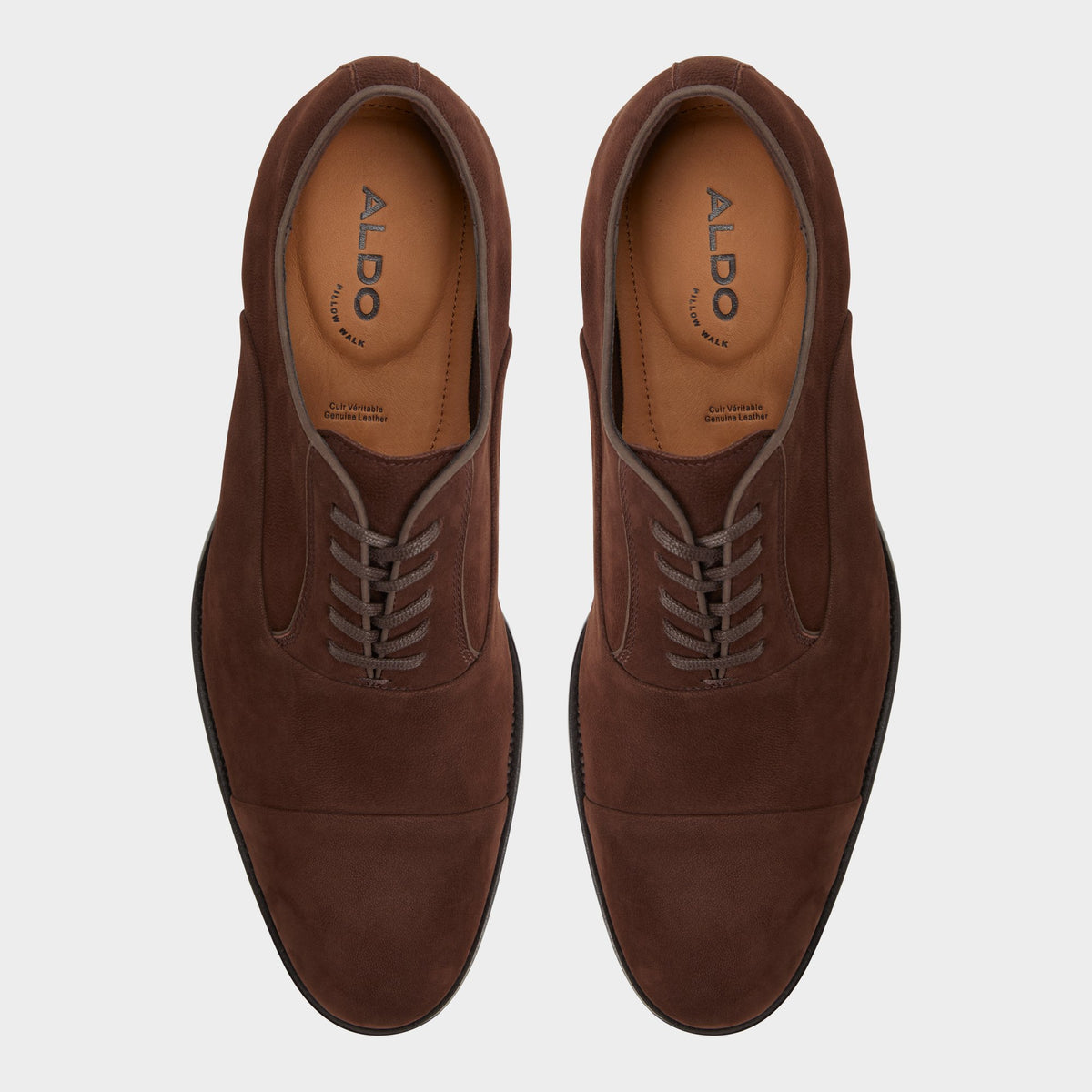 Top-down view of the Dark Brown Lazio