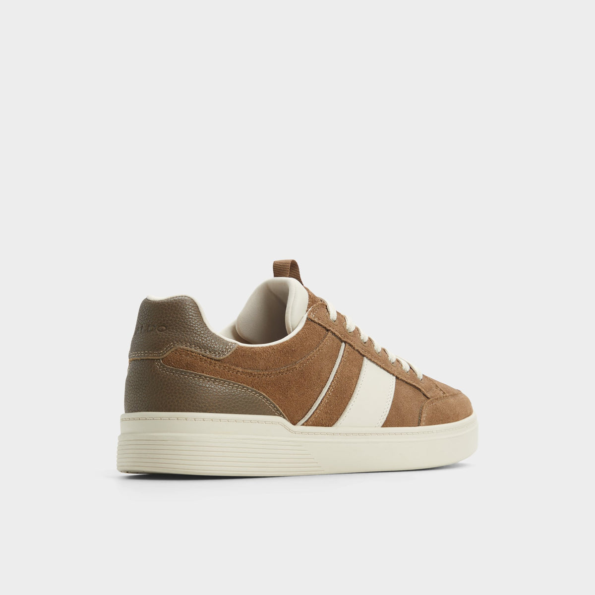 Three-quarter angle of Other brown Elio Low top sneaker's back side