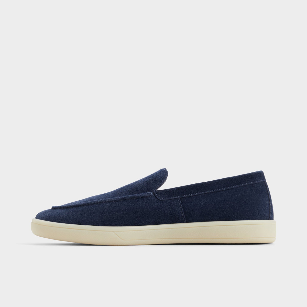 Side view of Navy Eton Loafer