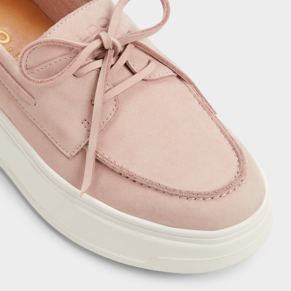 Close-up of the Other Pink Wildbreeze Boat shoe