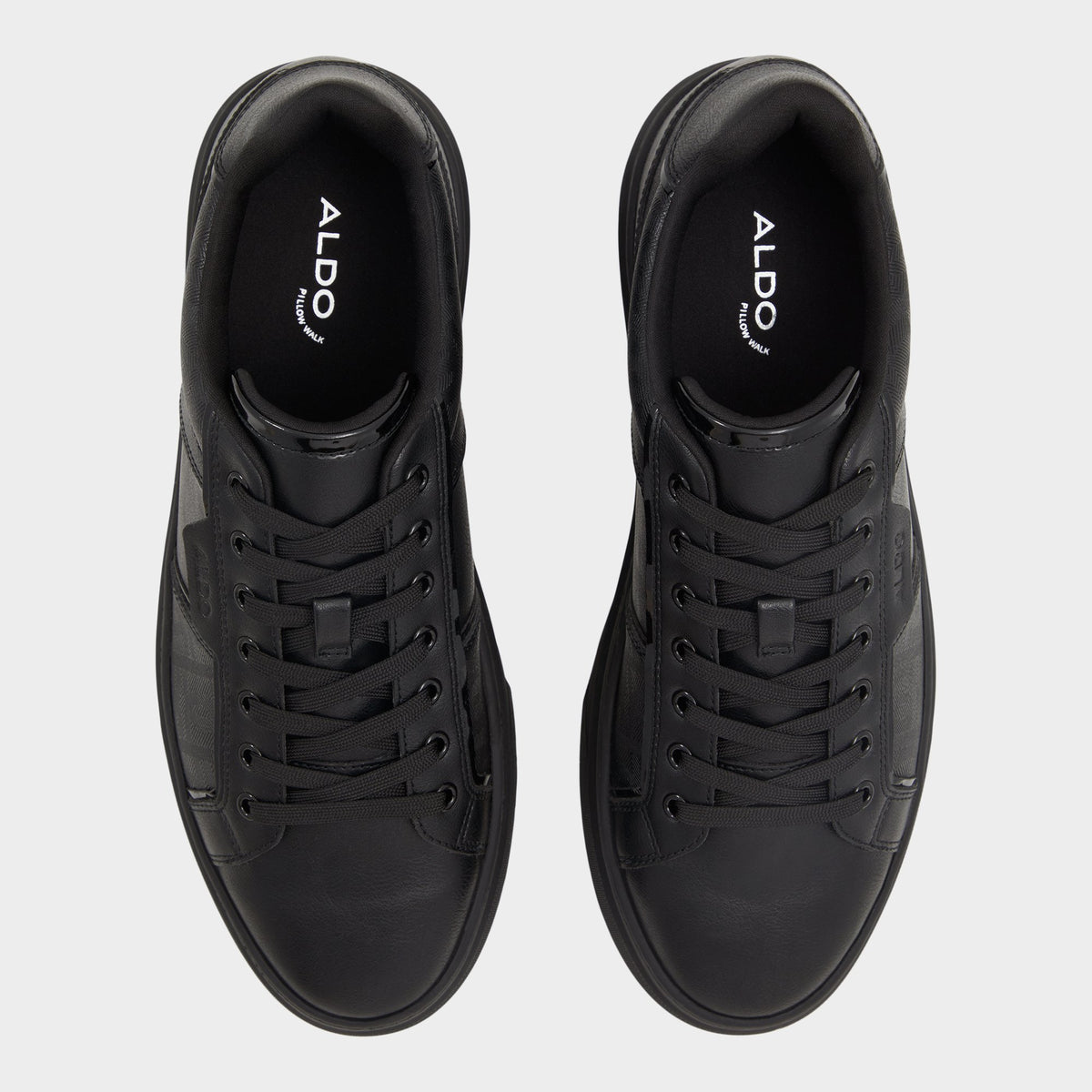 Top-down view of the Other black Ccourtline Low top sneaker