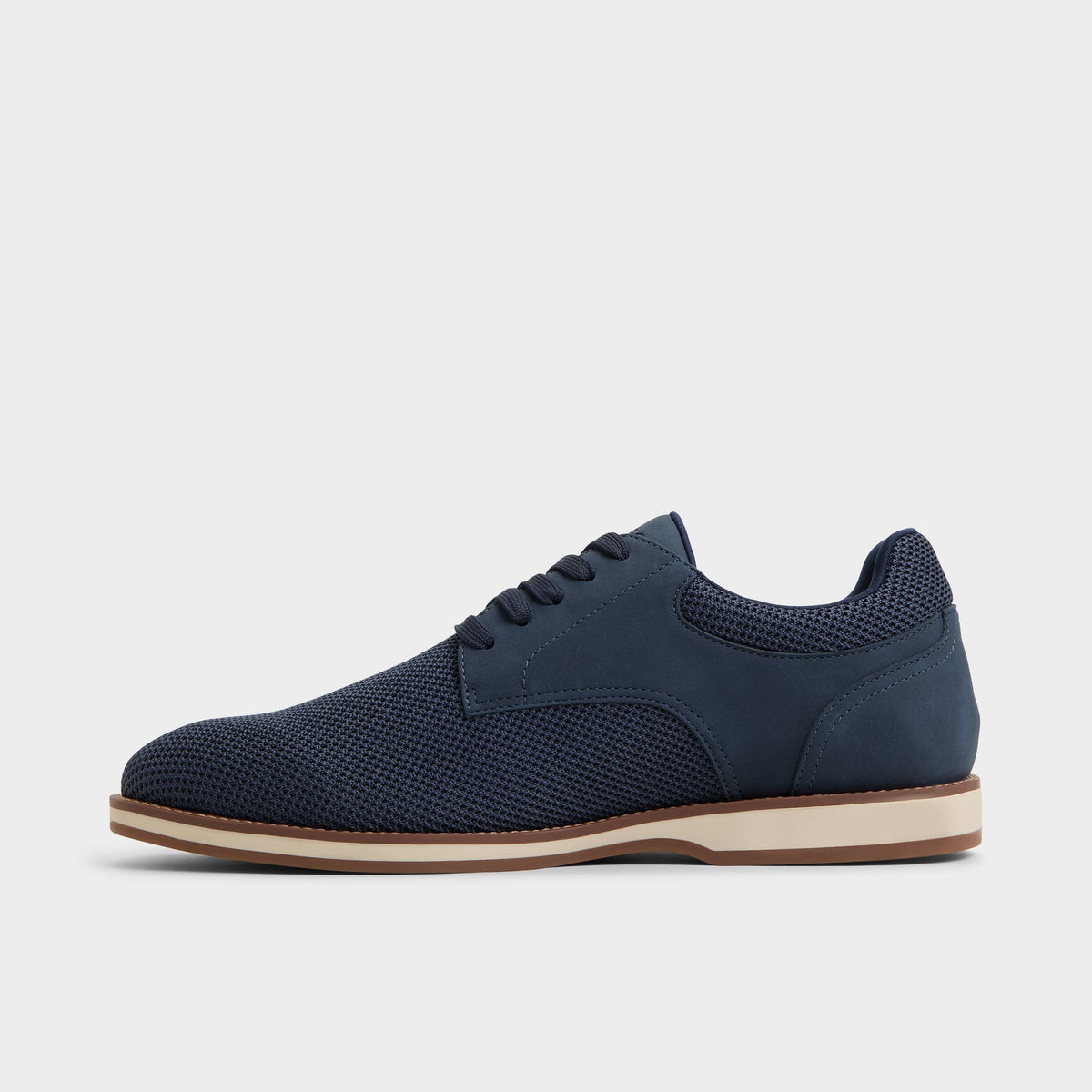 Side view of Other navy Ccorby Oxford shoe