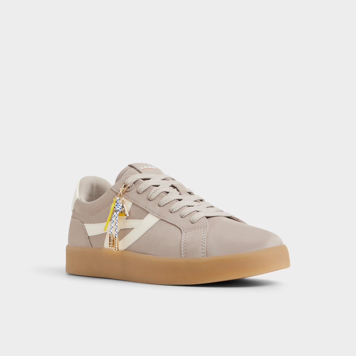 Three-quarter angle of Light Grey Mtl1972snkr-m Low top sneaker's front side