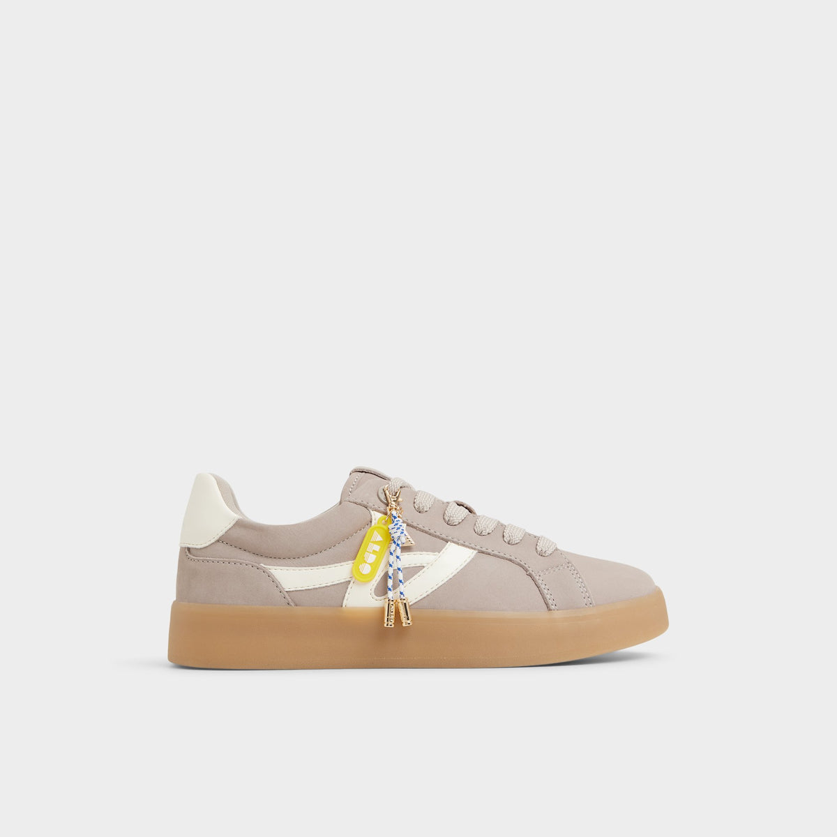 Main View of Light grey Mtl1972snkr-l Low top sneaker for Womens