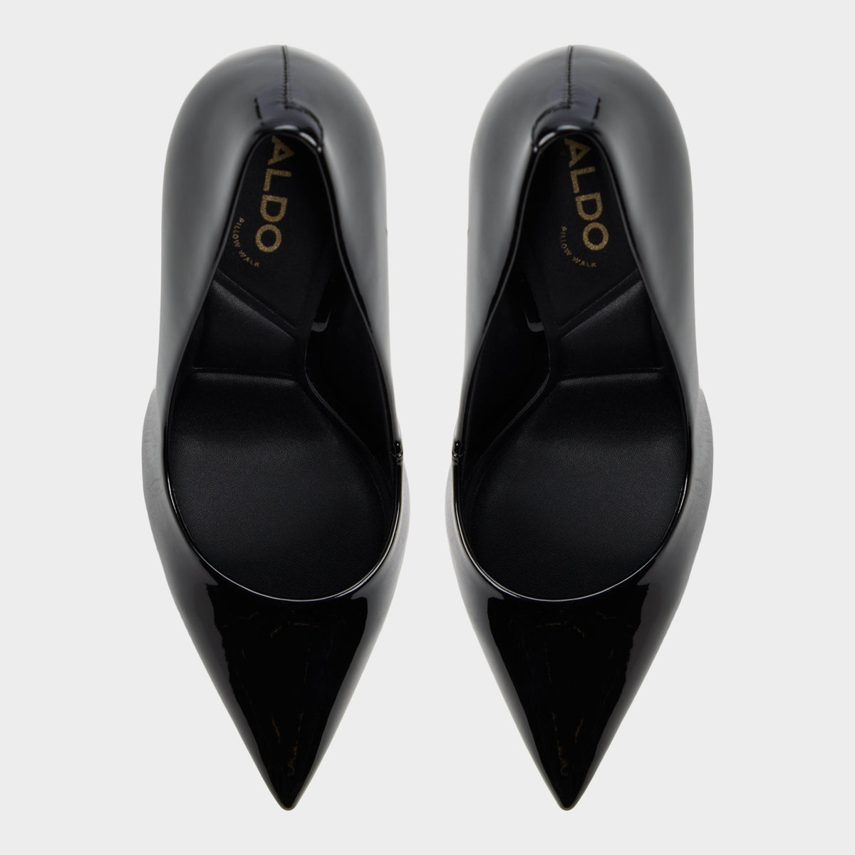 Vue de dessus de la Autre Noir Stessy3.0 Escarpin