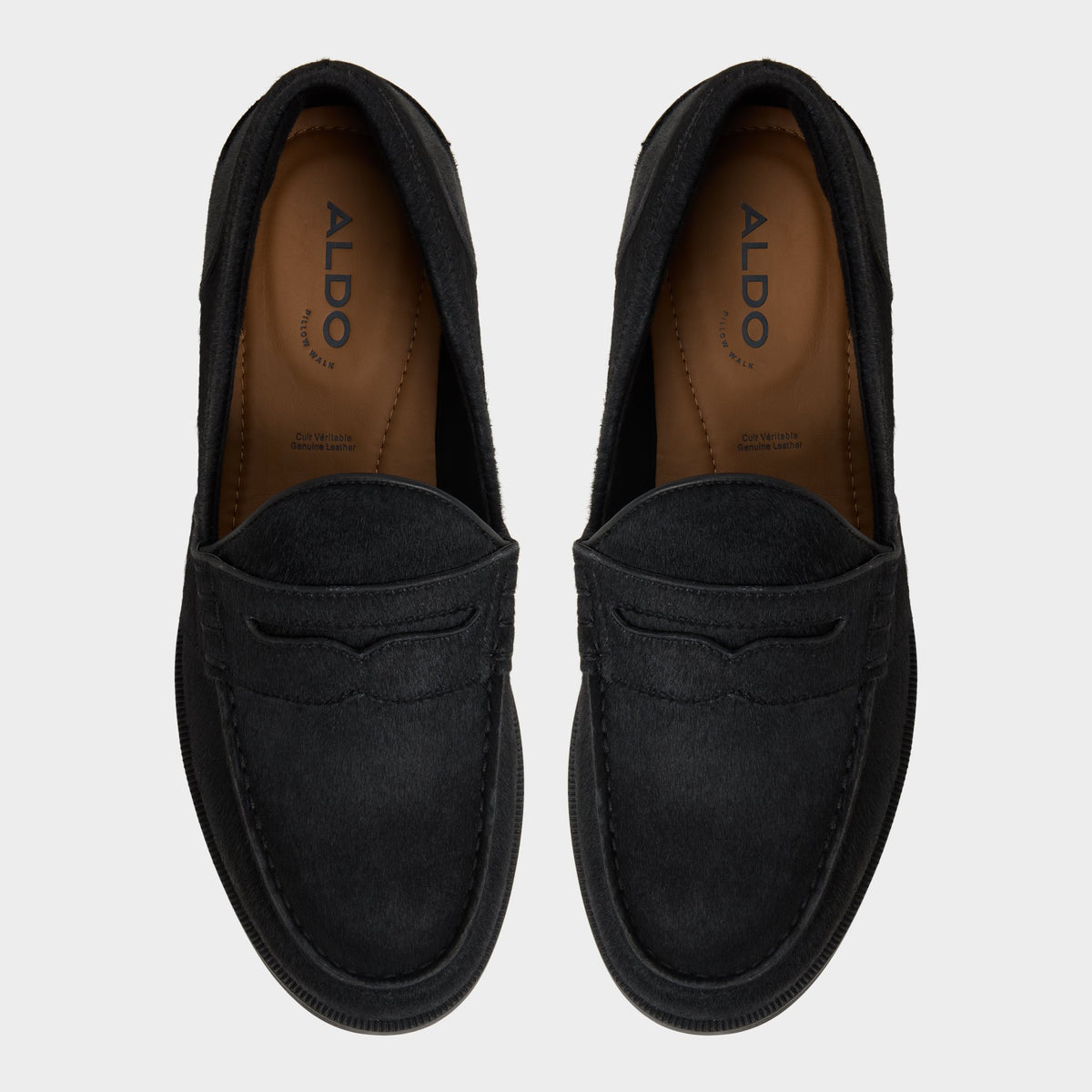 Top-down view of the Black Corbin Loafer