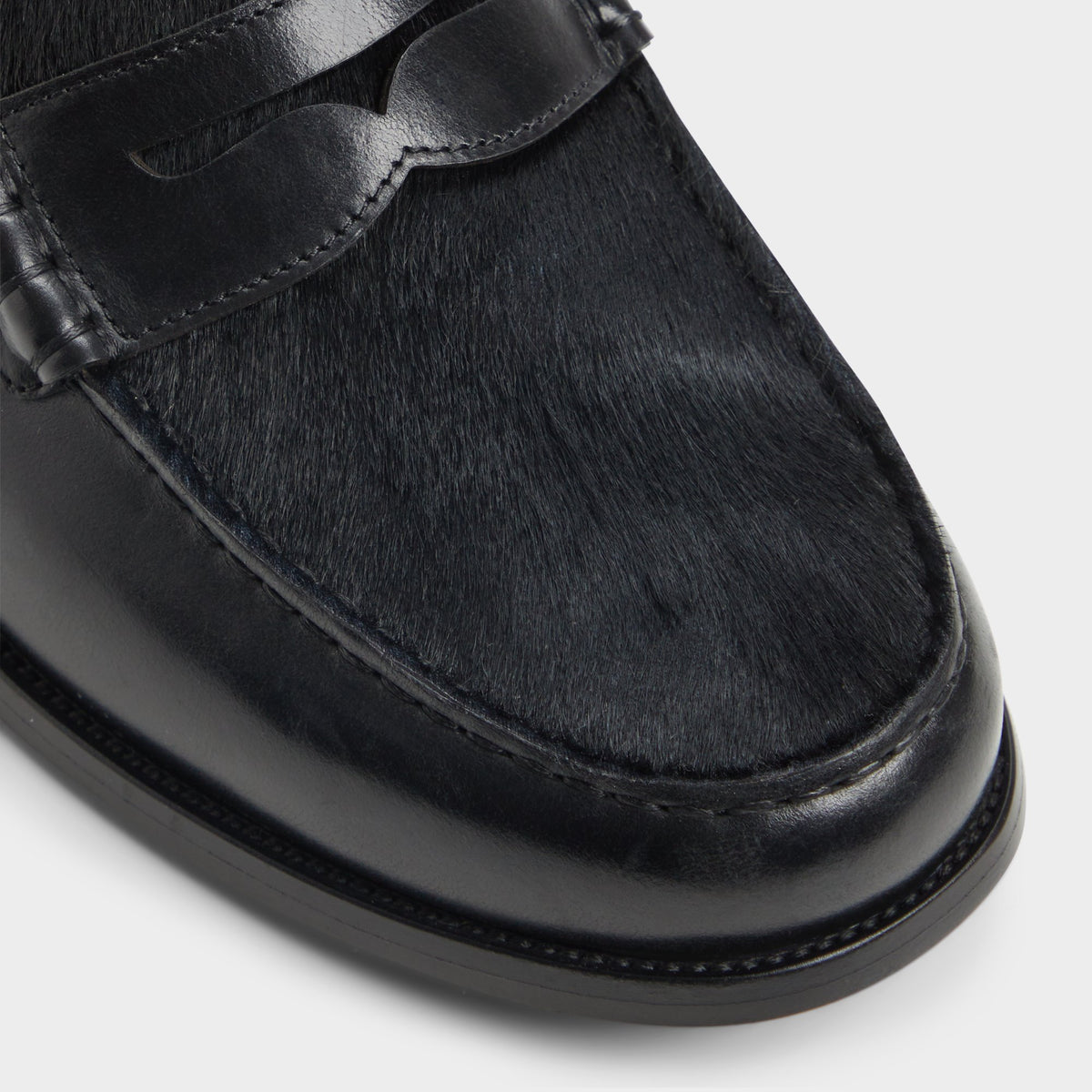 Close-up of the Open black Jarom Loafer
