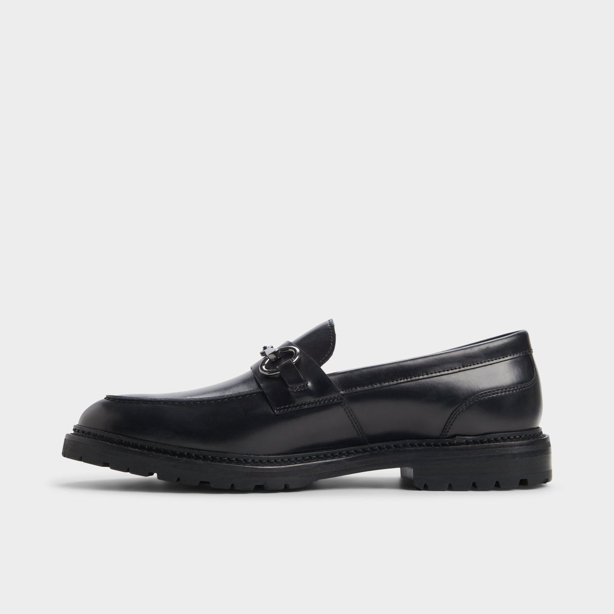 Side view of Black Hanson Loafer
