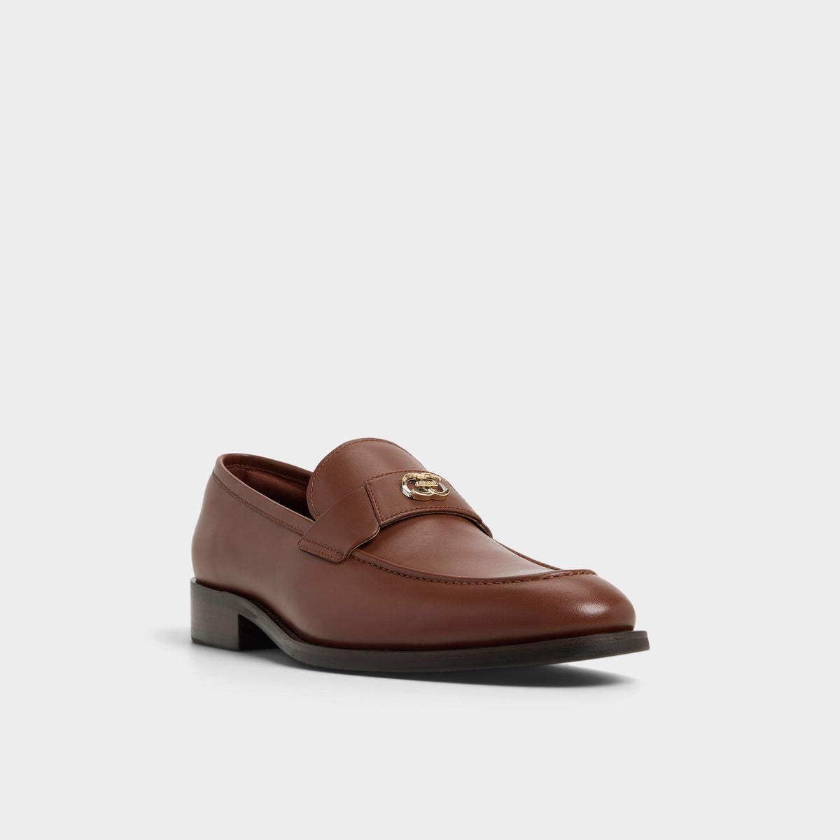 Three-quarter angle of Other brown Beck Loafer's front side