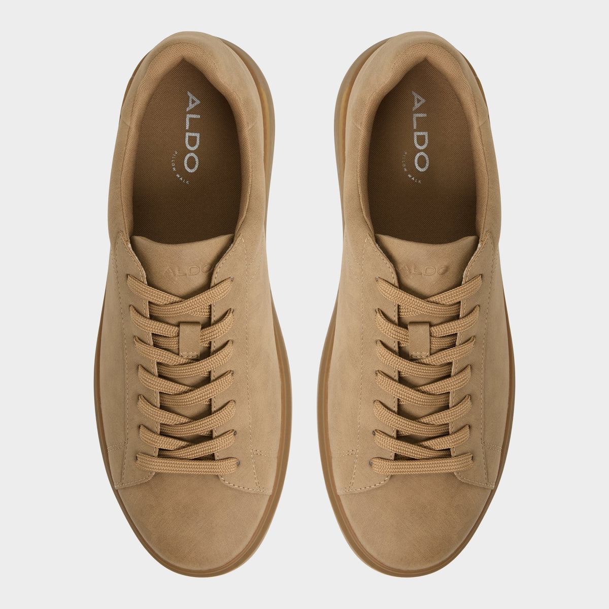 Vue de dessus de la Beige Clair Coolspec Sneaker