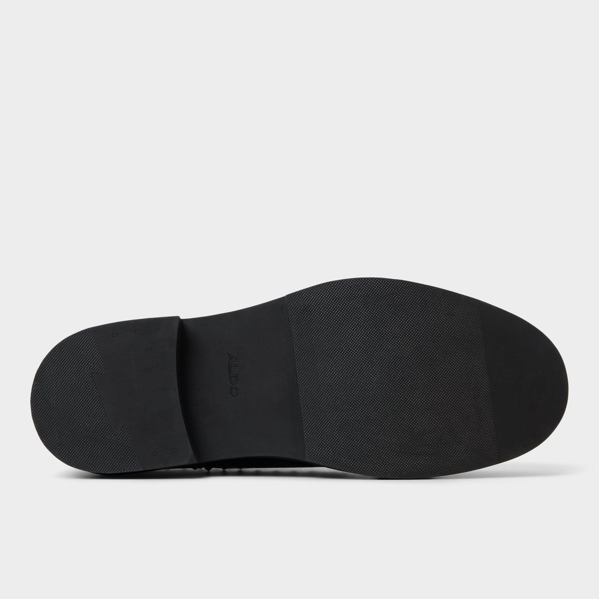 Vue de la semelle de Noir Frederiko Chaussure oxford