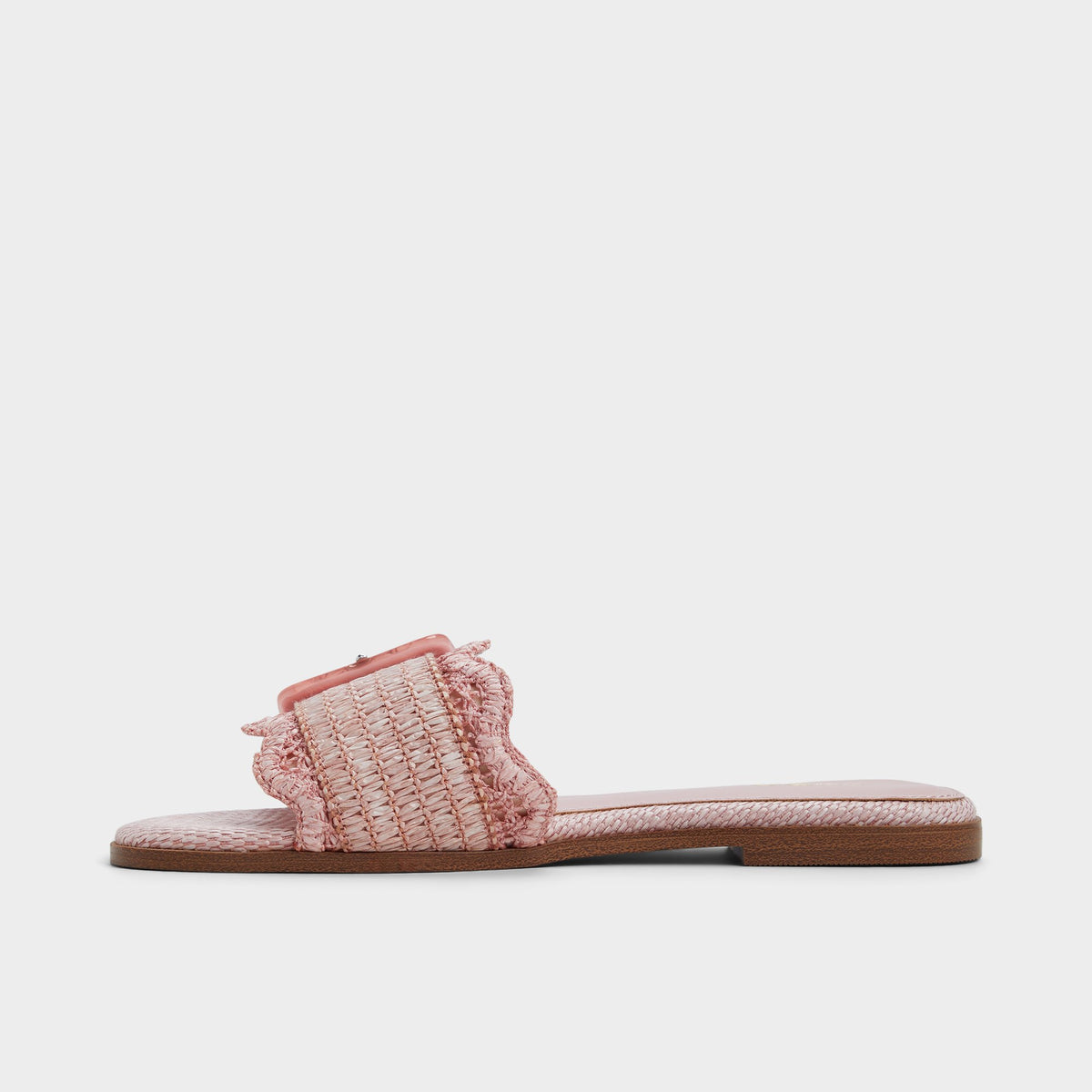 Vue latérale de Autre Rose Wavysally Sandale