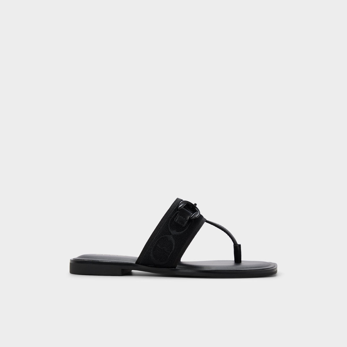 Main View of Black Coralynna T-strap sandal for Womens