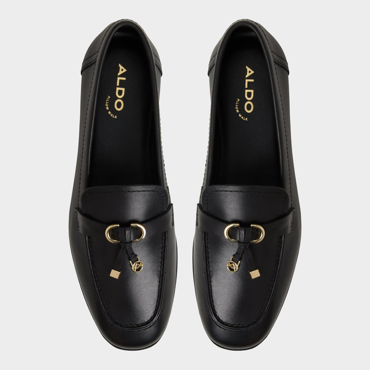 Top-down view of the Black Ybilide Loafer