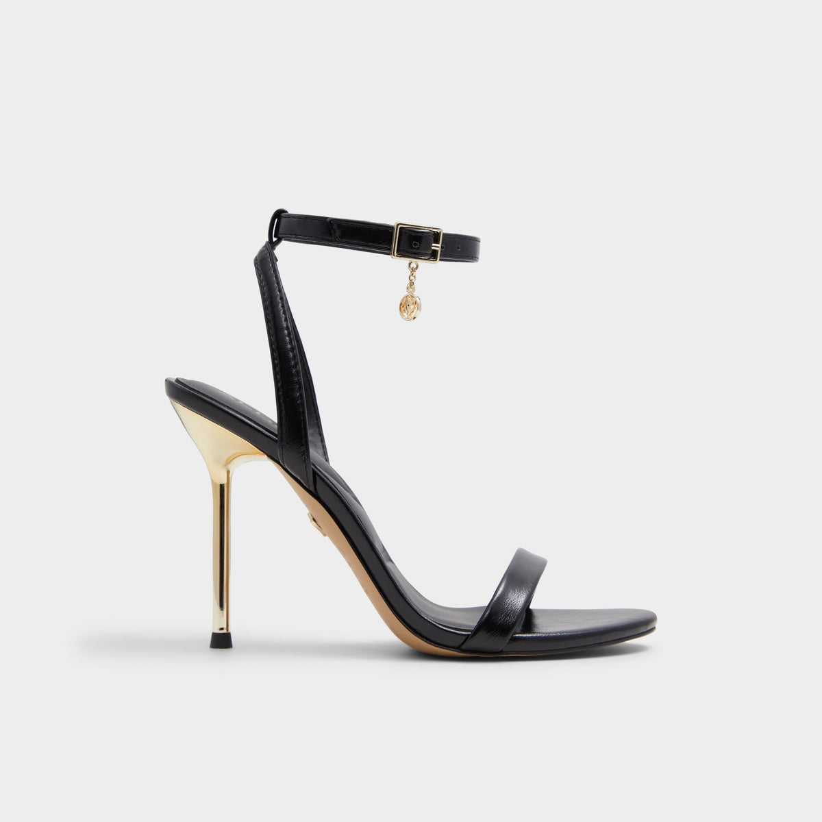 Main View of Black Maristou-xt Strappy heeled sandal for Womens