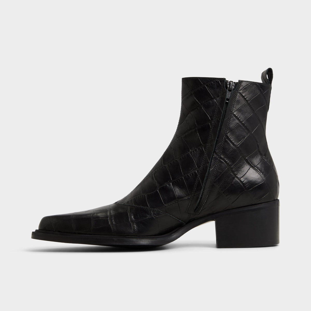 Side view of Other Black Zappa Ankle boot