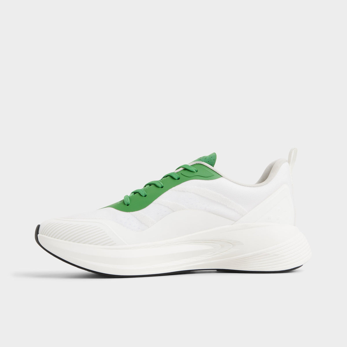 Vue latérale de Combo Blanc Pillowsnkr-m Jogger sneaker