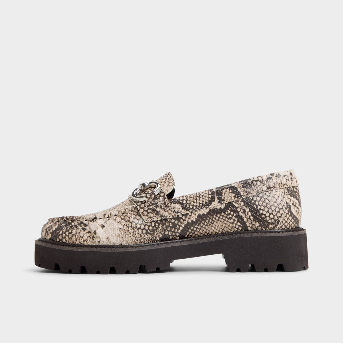 Side view of Open brown Danrose Loafer