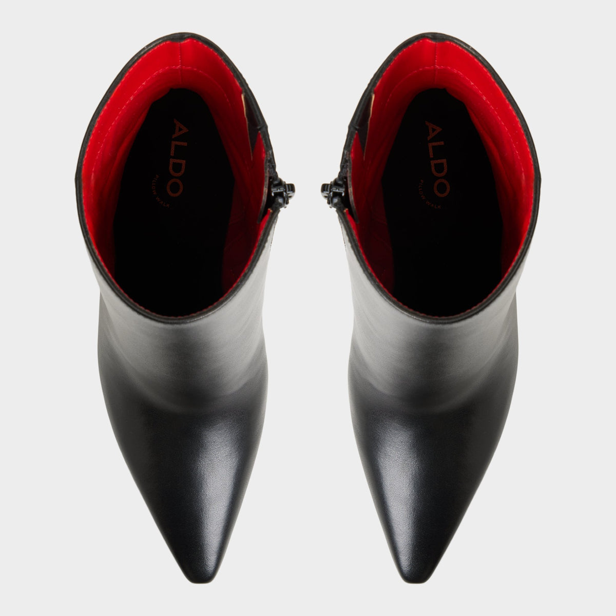 Top-down view of the Black Guavaberry Ankle boot