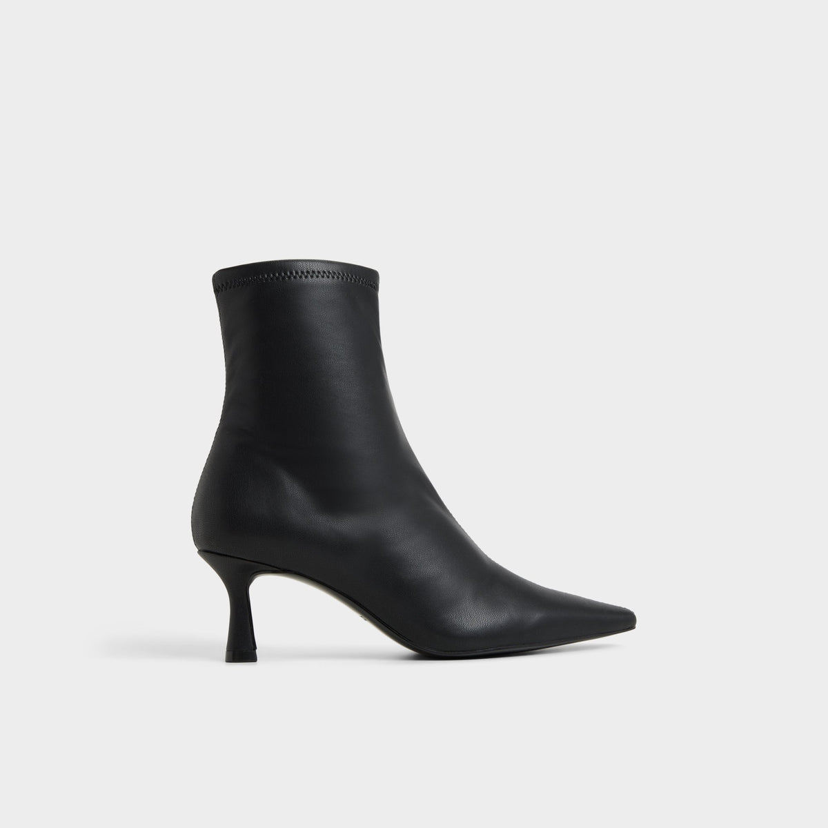 Main View of Black Gavamana Stiletto heel ankle boot for Womens