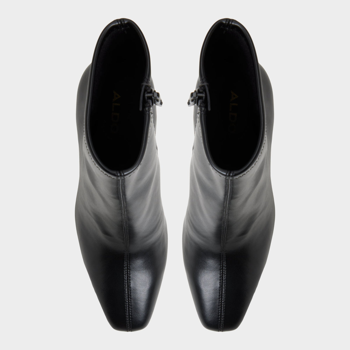 Top-down view of the Black Ranabelila Ankle boot