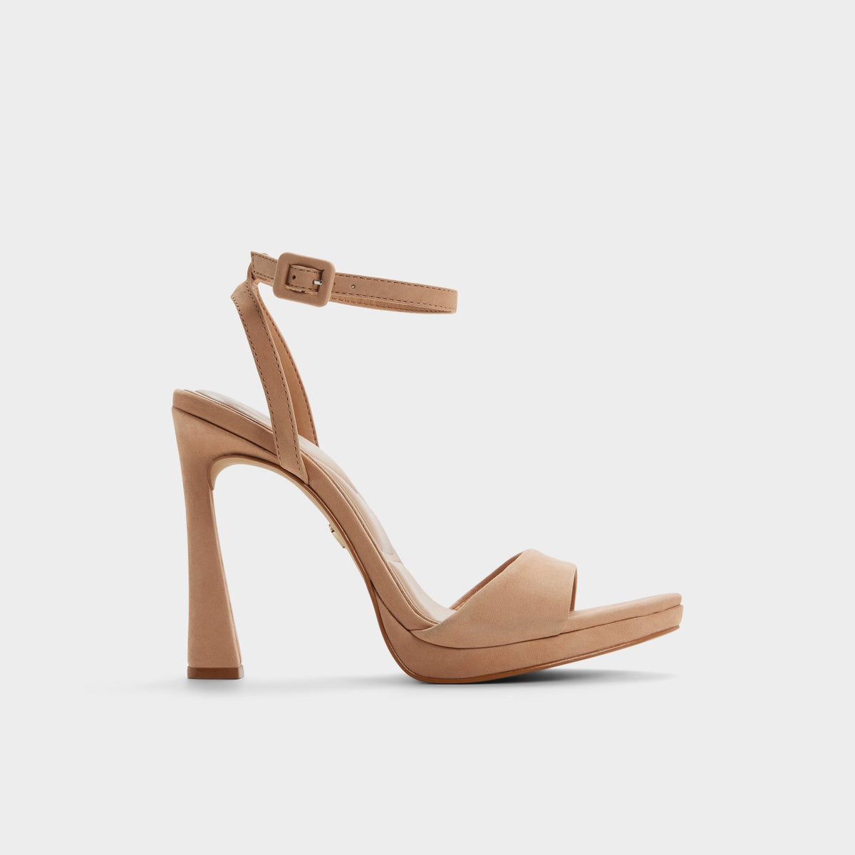 Main View of Medium Beige Ivette Strappy heeled sandal for Womens