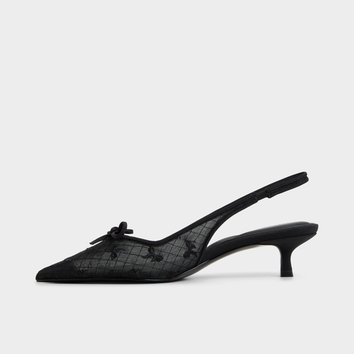 Vue latérale de Autre Noir Azaro Slingback heel