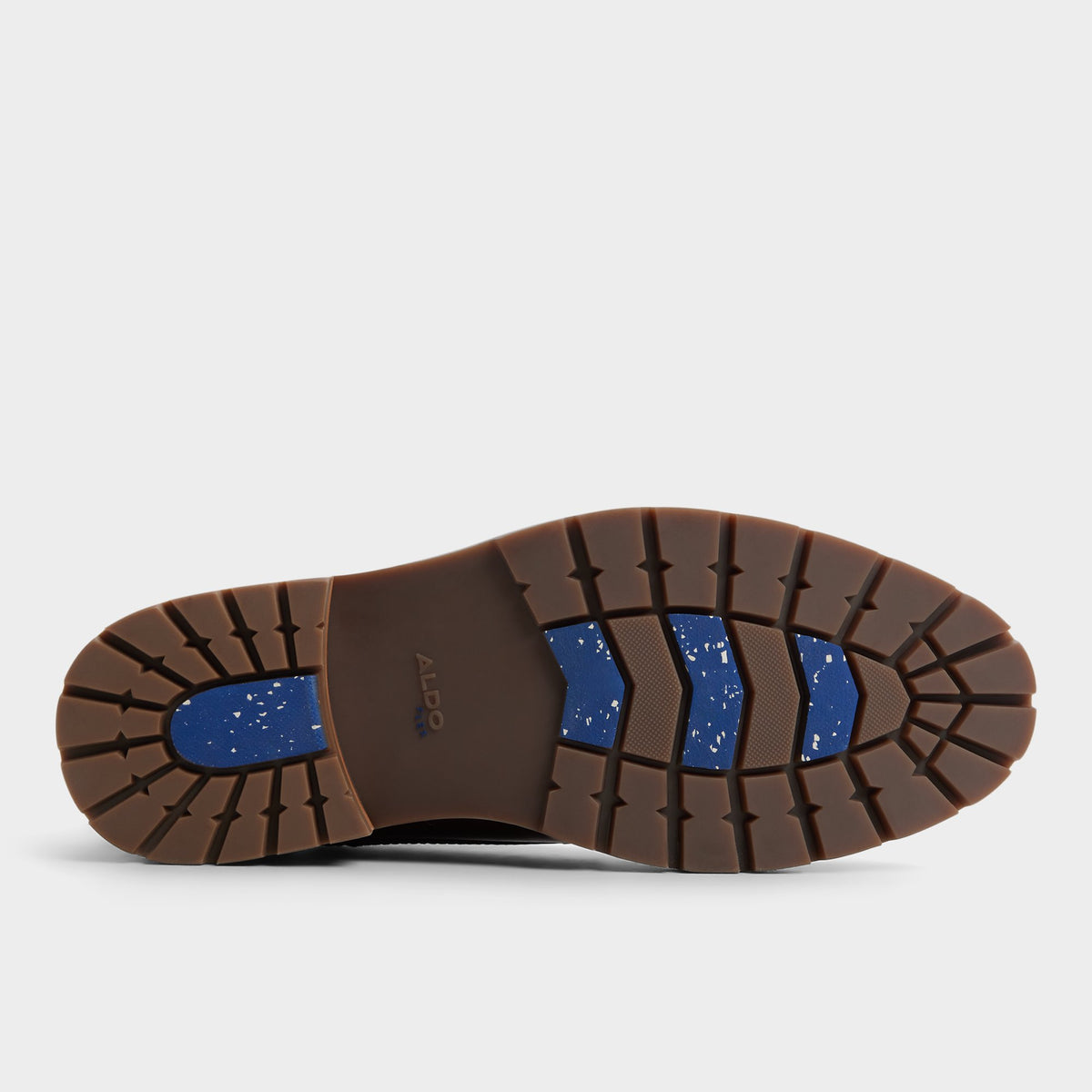 View of Cognac Darion Lace-up boot's sole