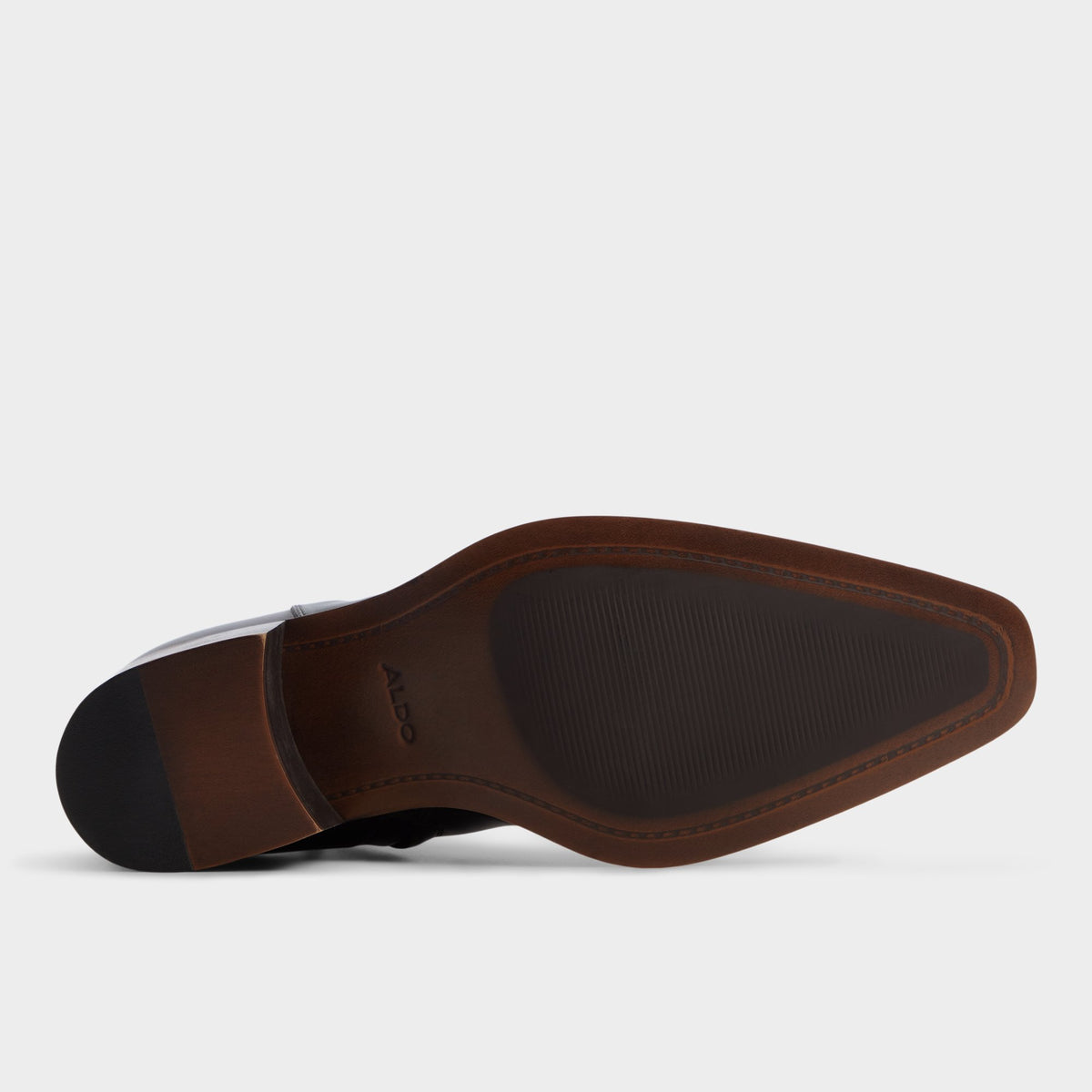 View of Dark Brown Zappa Ankle boot's sole