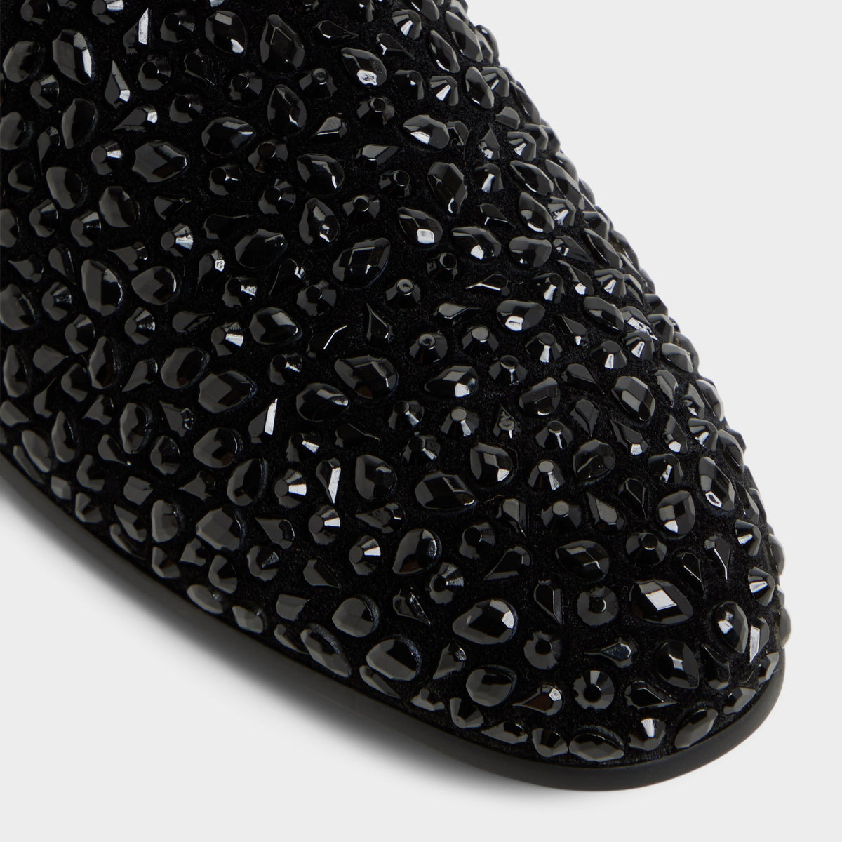 Close-up of the Black Lux Loafer