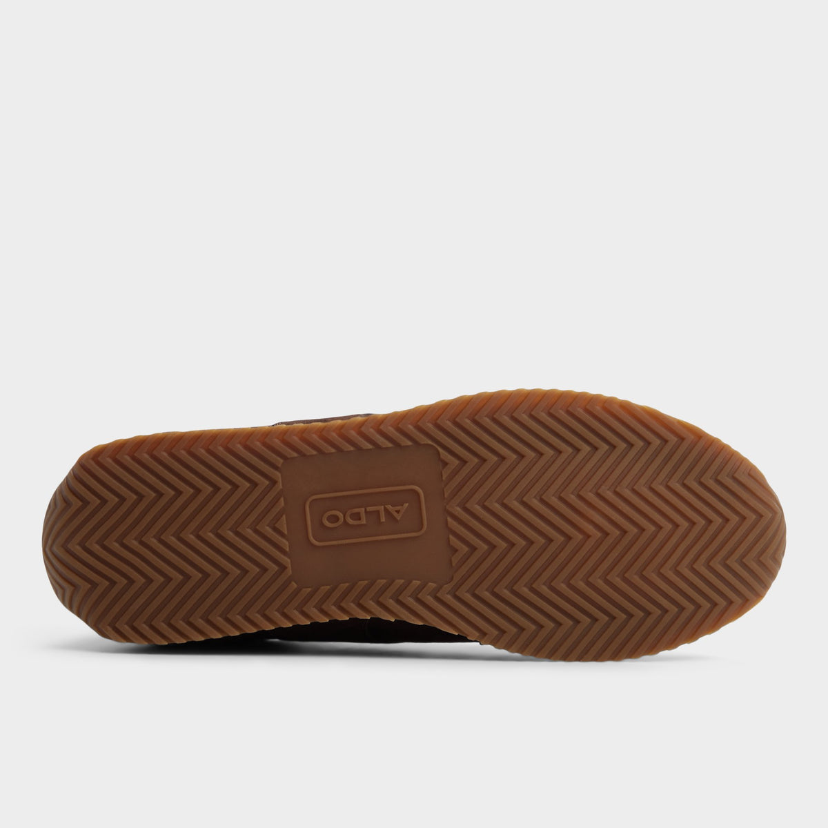 View of Dark brown Nathaniel Low top sneaker's sole