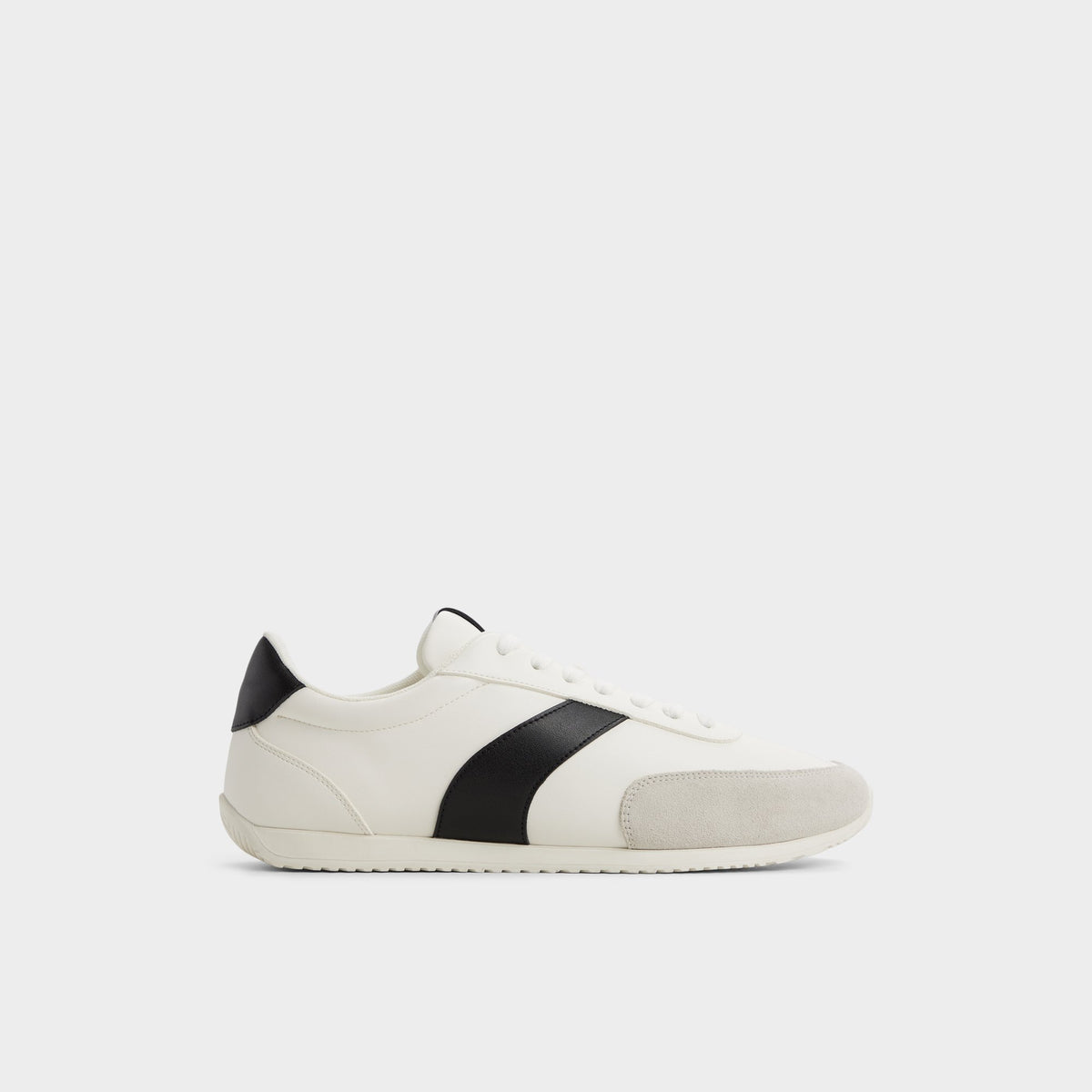 Main View of White Nathaniel Low top sneaker for Mens