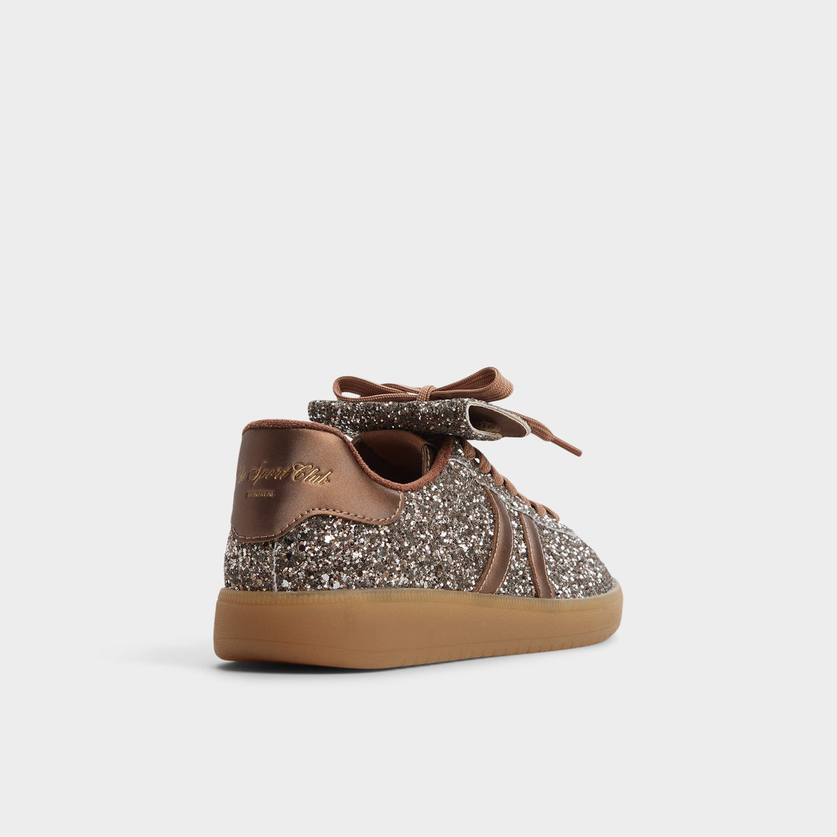 Three-quarter angle of Bronze Itsneaker Sneaker's back side