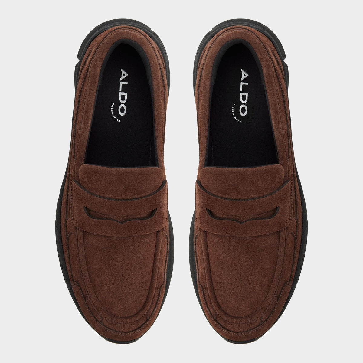 Top-down view of the Rust Loafersnkr Slip-on sneaker