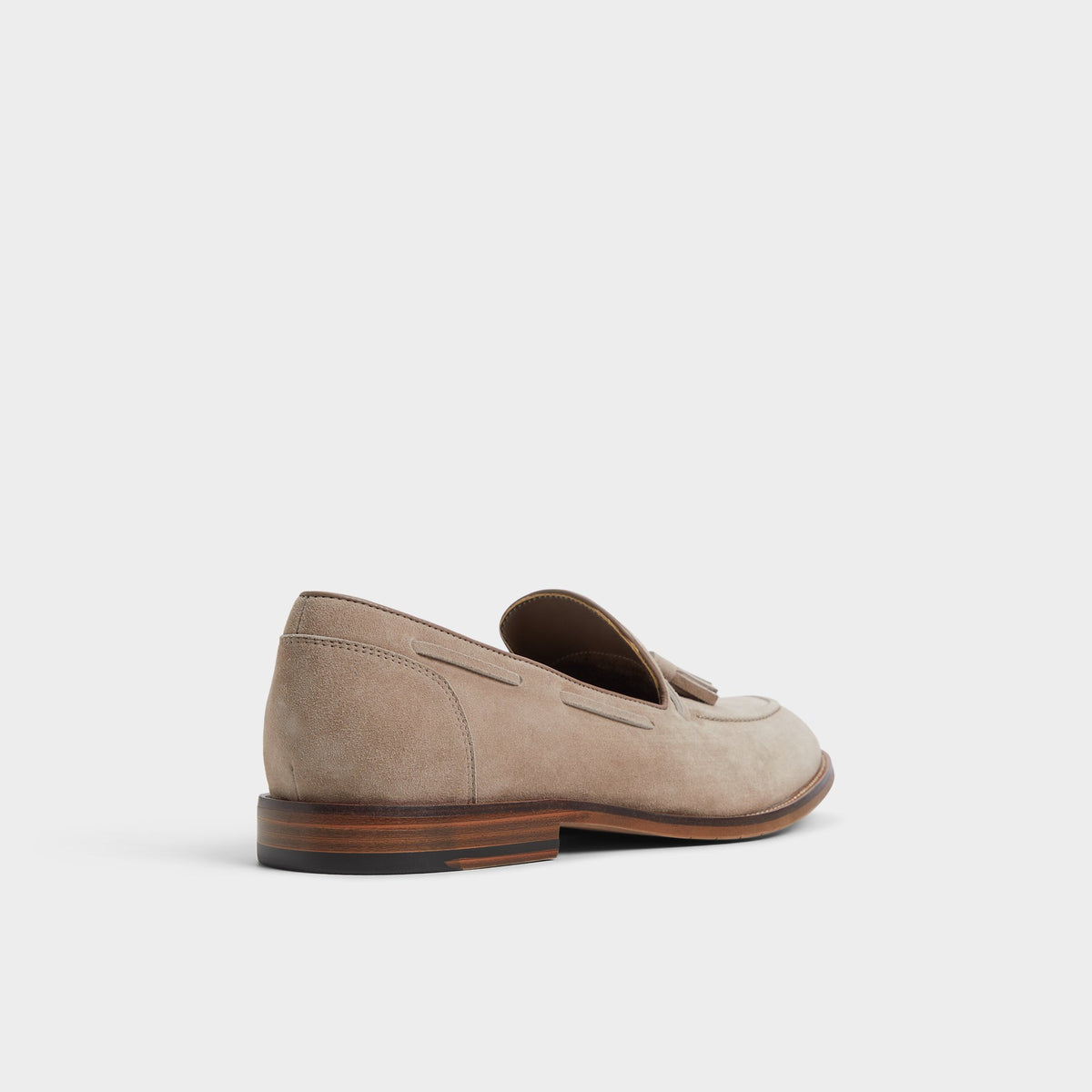 Three-quarter angle of Other brown Nunez Loafer's back side