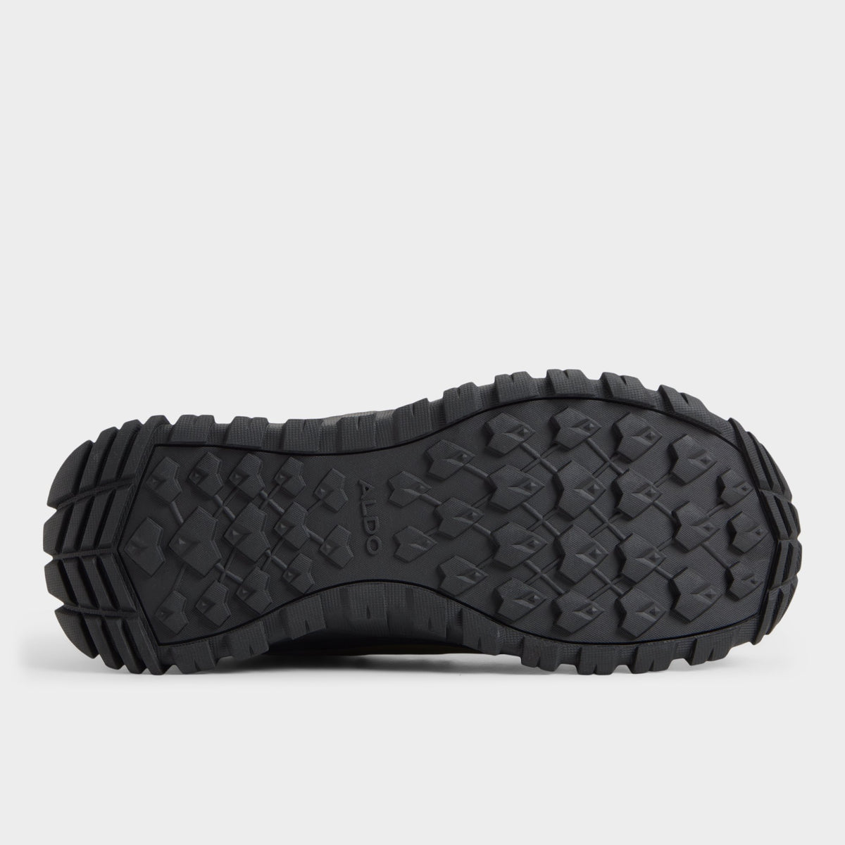 View of Open green Brent Hiking boot's sole