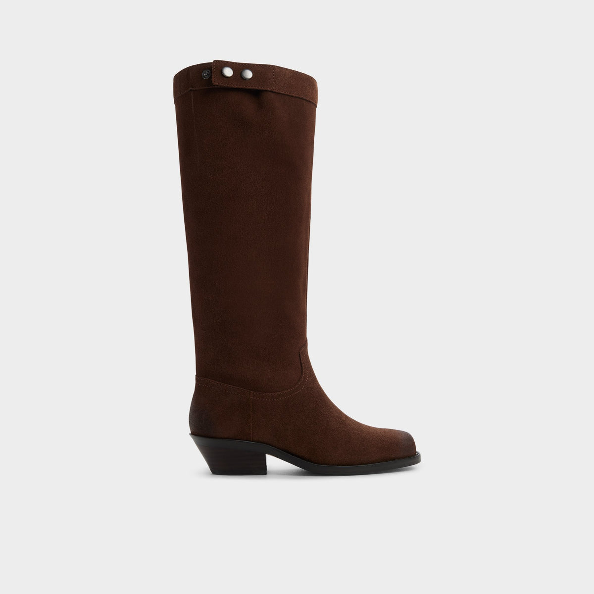 Main View of Dark brown Emberlyn Knee-high western boot for Womens
