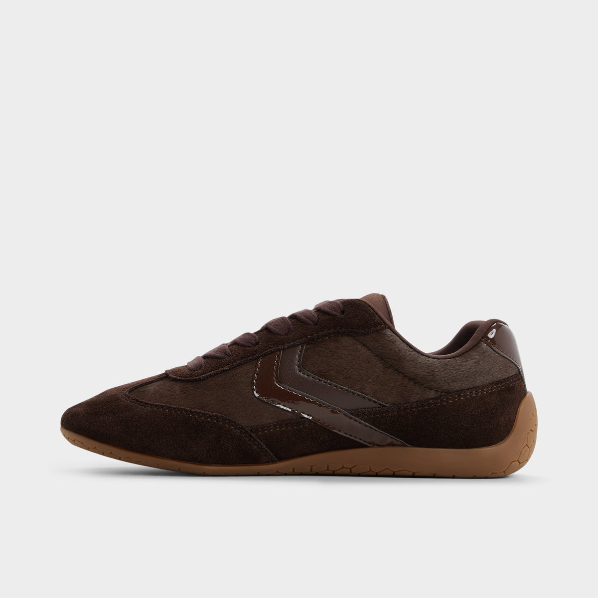 Side view of Dark brown Coolchic Jogger sneaker