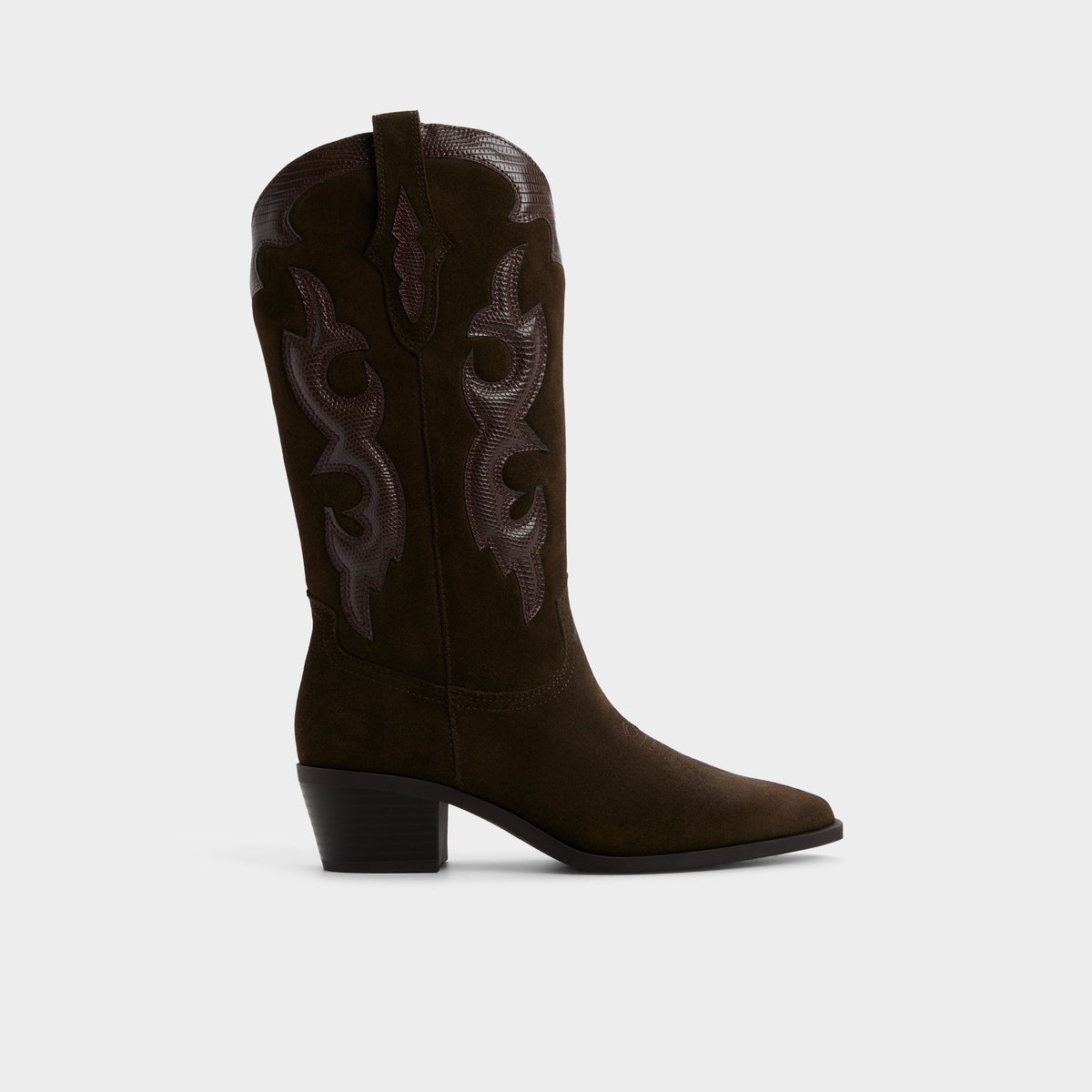 Main View of Other green Ybe Mid-calf western boot for Womens