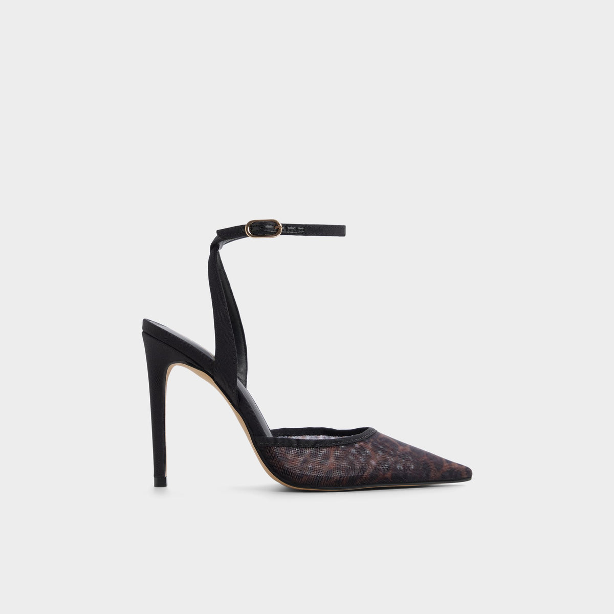 Main View of Brown multi Nikkida High heeled shoe for Womens
