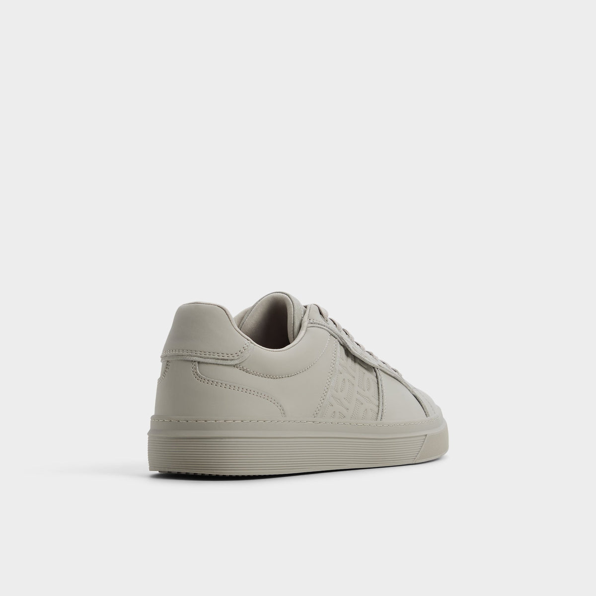 Three-quarter angle of Light grey Courtline 's back side