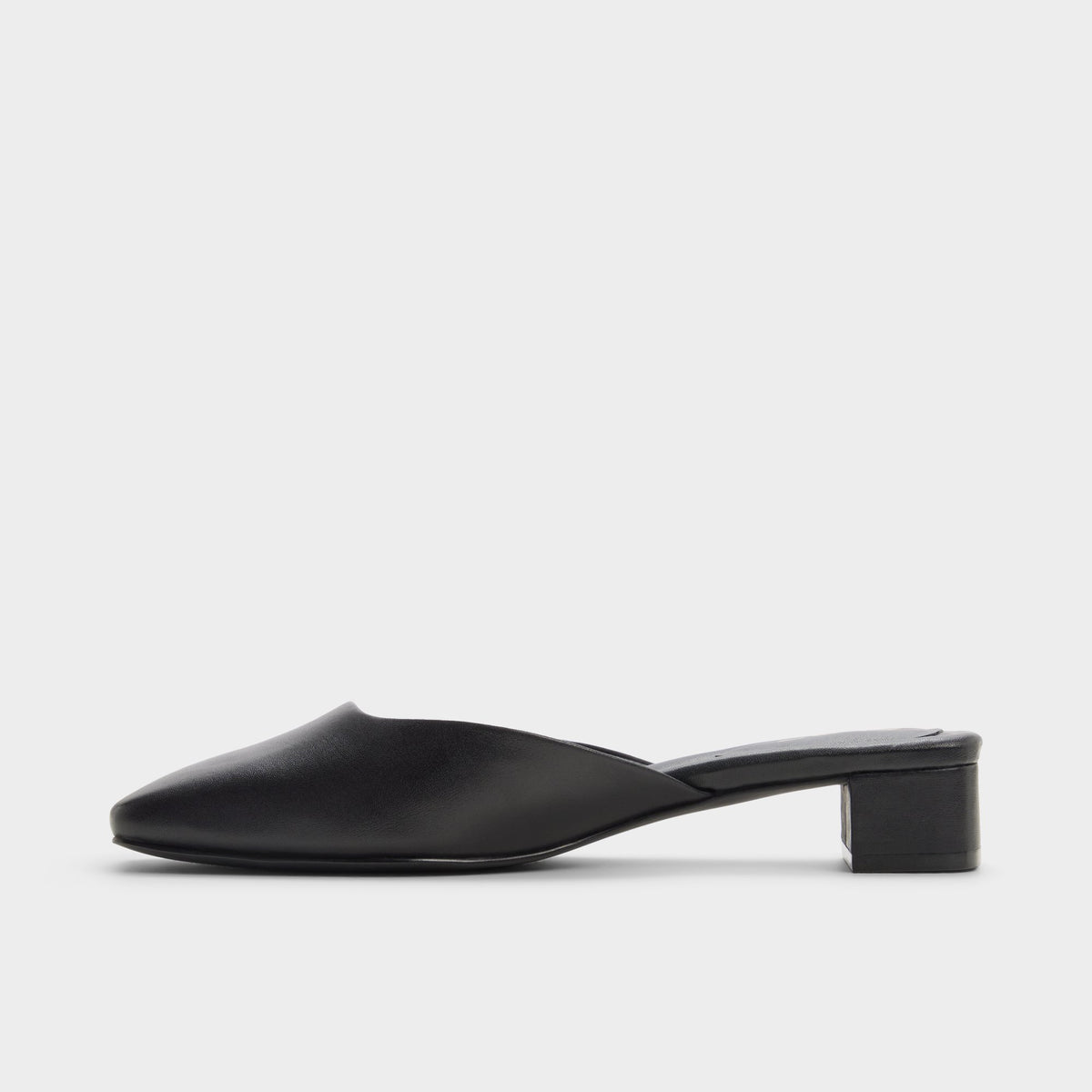 Side view of Black Lannah Mule