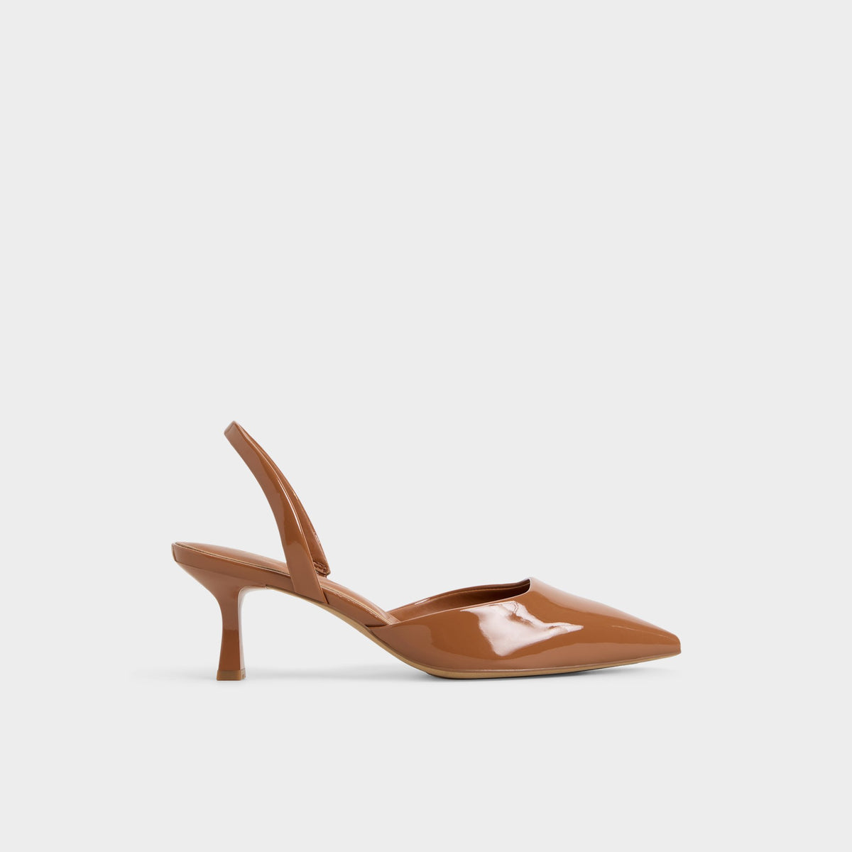 Main View of Medium brown Gavedessi Slingback kitten heel for Womens