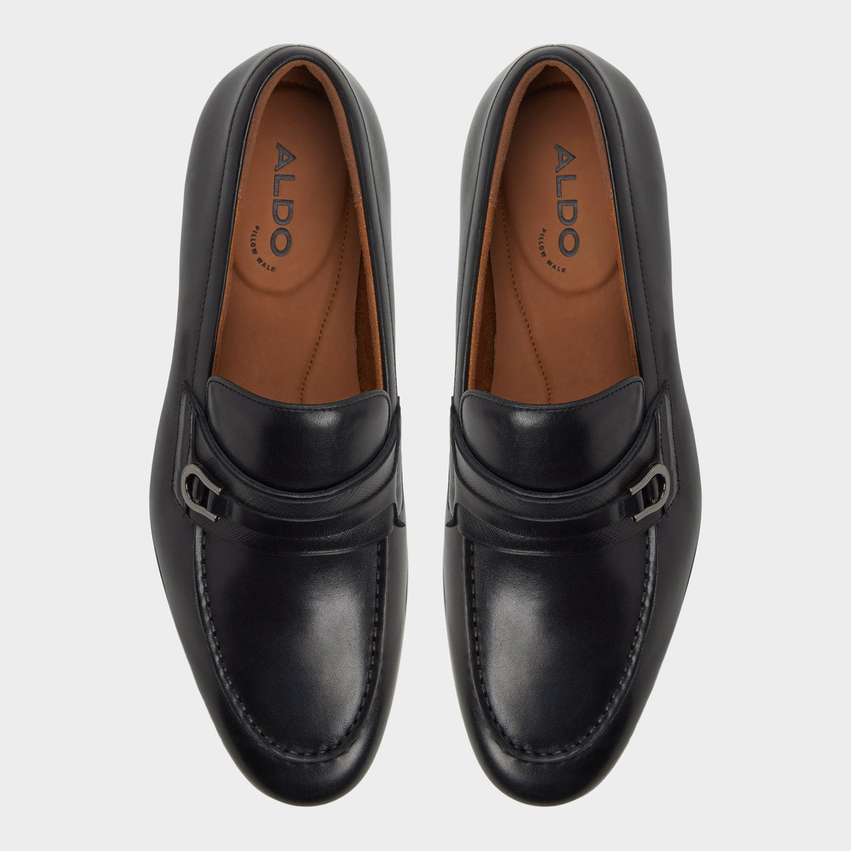 Top-down view of the Black Stanly Loafer